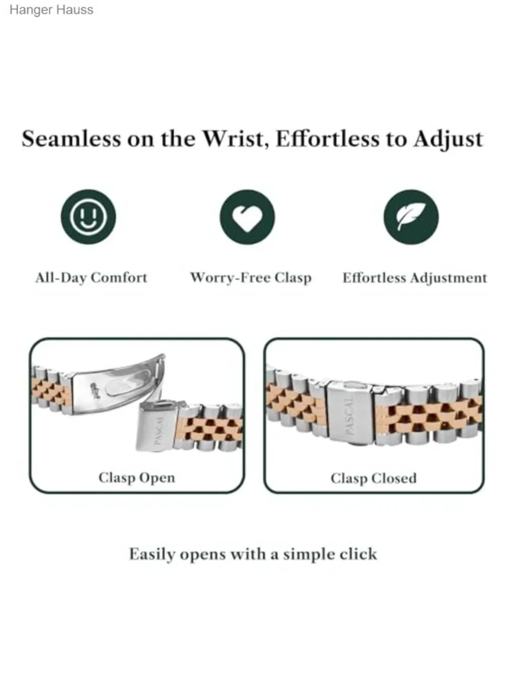 Luxury Swiss Quartz Diamond Wrist Watch for Men Women, Sapphire Crystal,